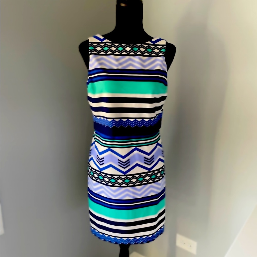 Colorful Shift Stretch Tank Dress